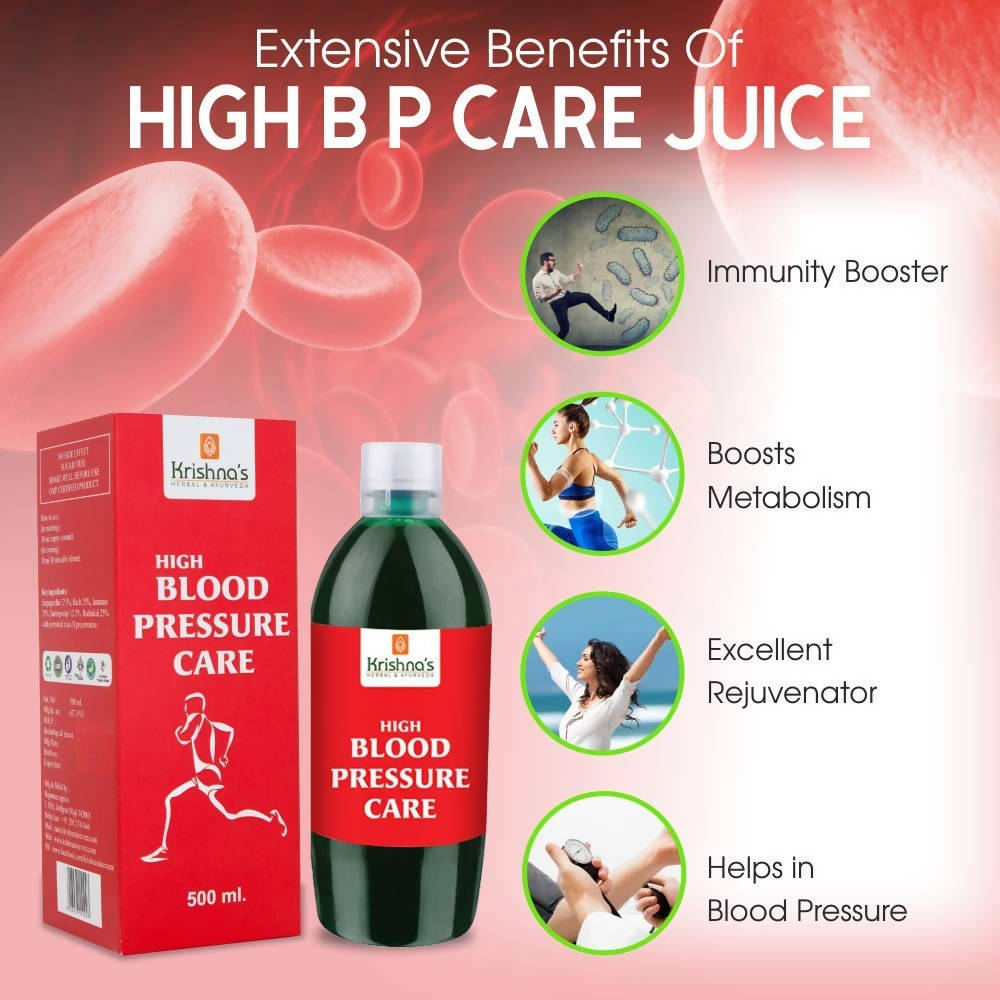 Krishna's Herbal & Ayurveda High Blood Pressure Care Juice 