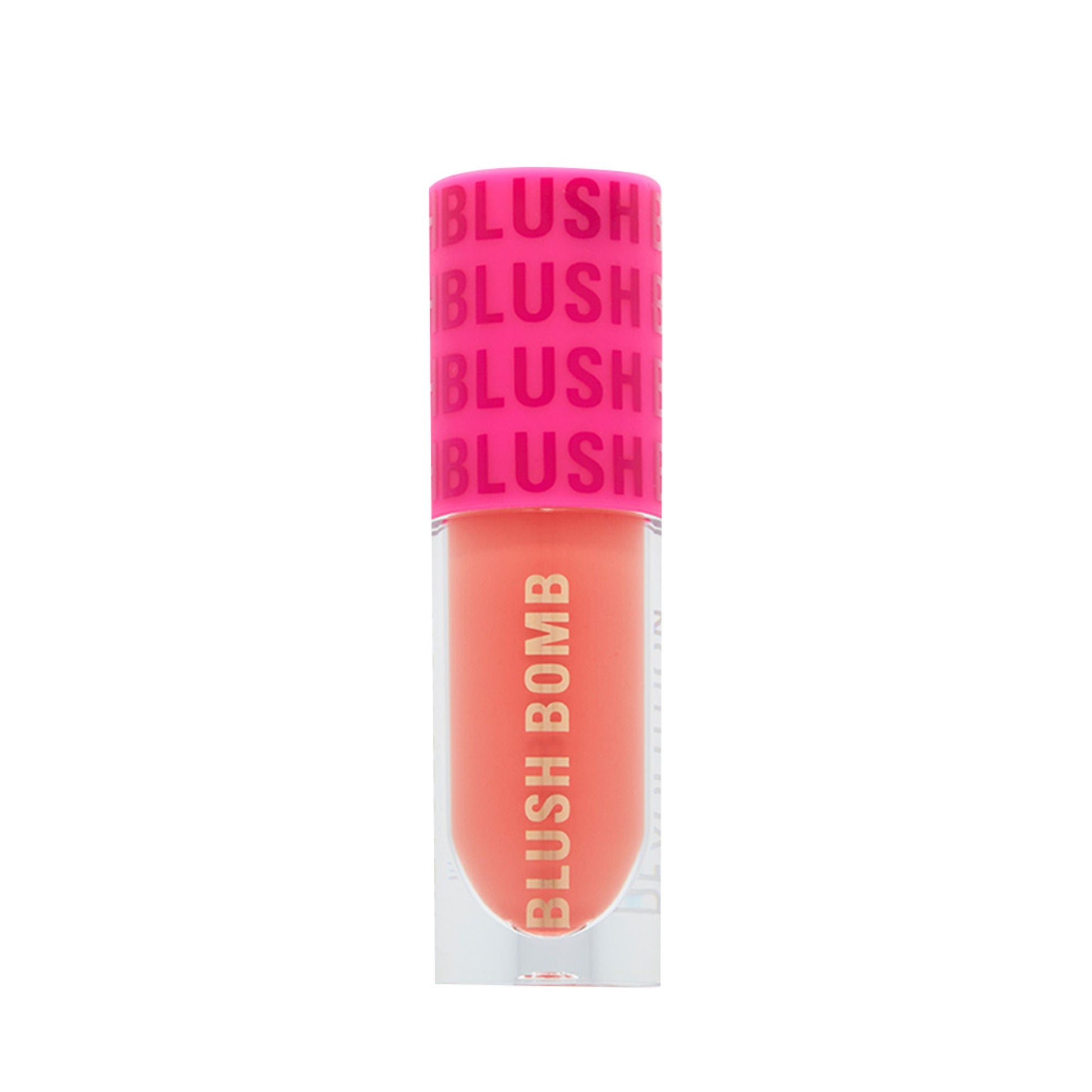 Makeup Revolution Bomb Cream Blusher-Lightweight Creamy Formula-Enriched With Vitamin E - Glam Orange