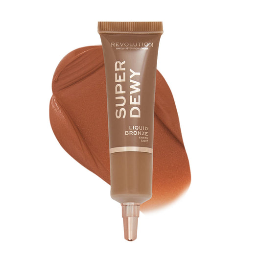 Makeup Revolution Superdewy Liquid Bronzer - Fair To Right