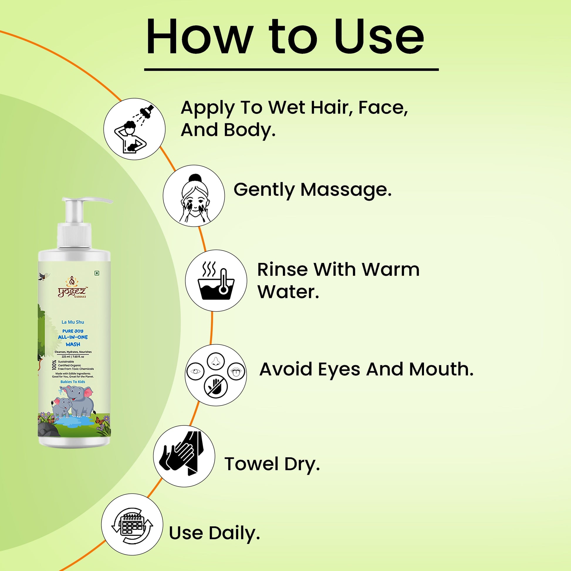 Yogez La Mu Shu Pure Joy All-in-One Wash  Grab2Buy Yogez Grab2Buy