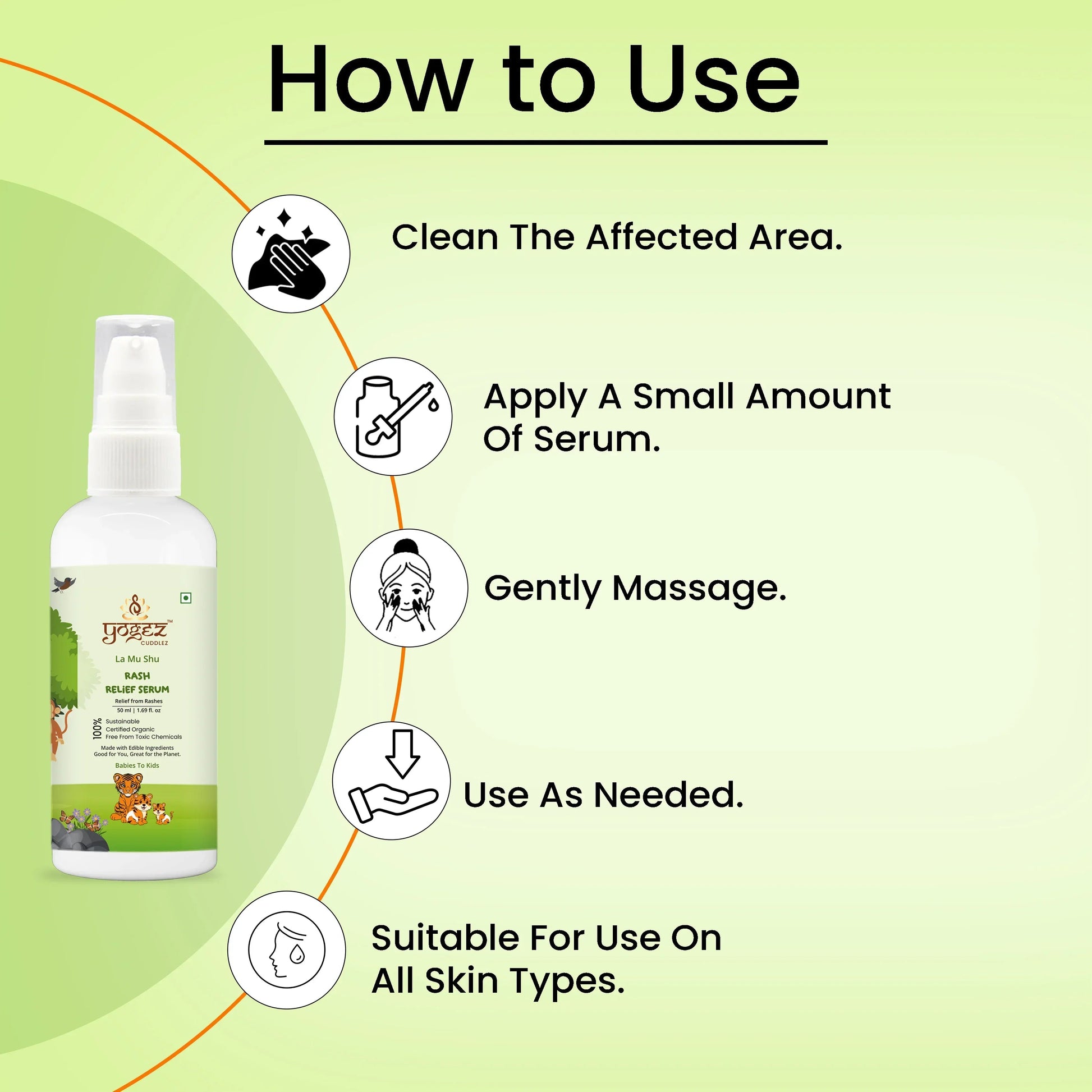 Yogez La Mu Shu Rash Relief Serum  Grab2Buy Yogez Grab2Buy
