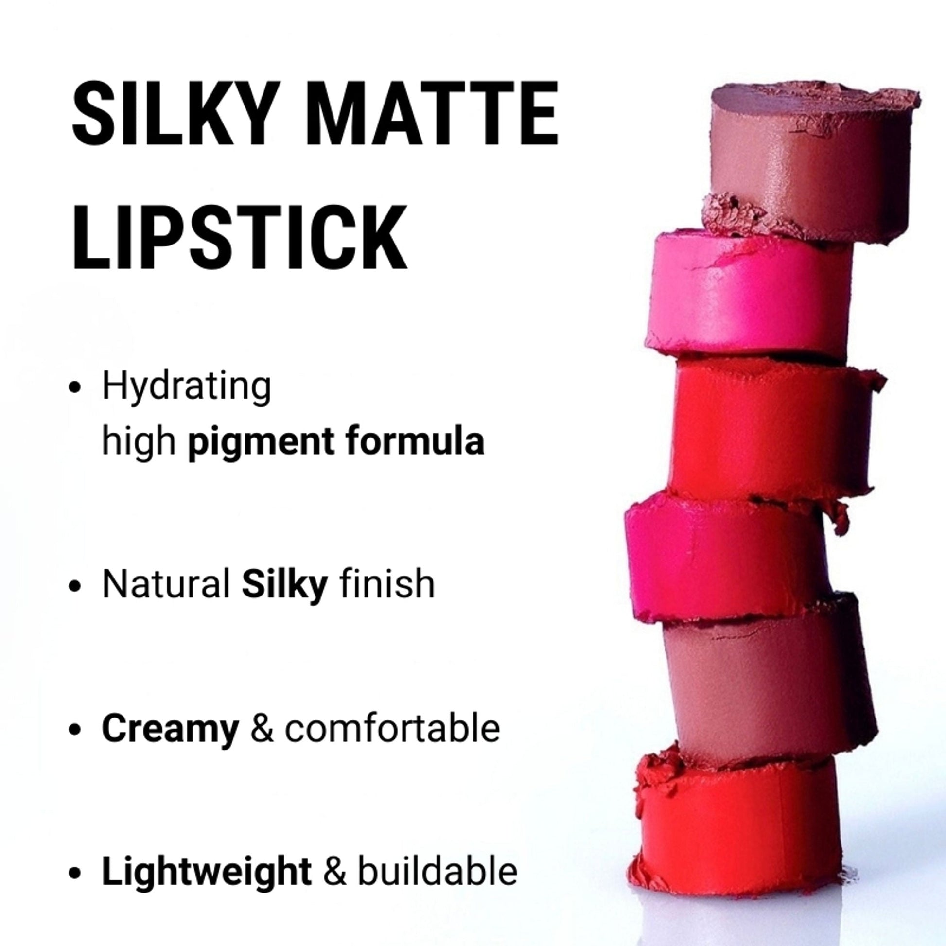 Europe Girl Silky Matte Lipstick - EG-05 Sorbet