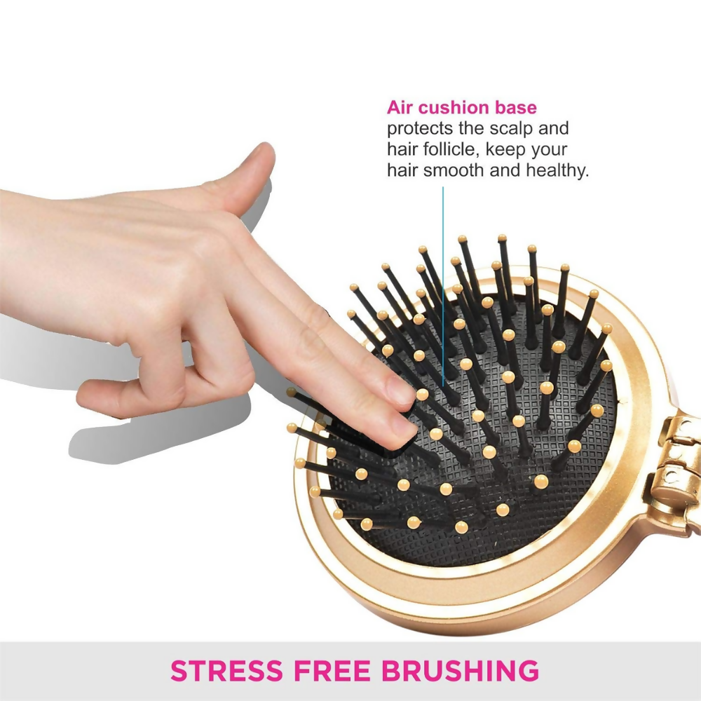 Vega Compact Folding Hair Brush  Grab2Buy Vega Grab2Buy