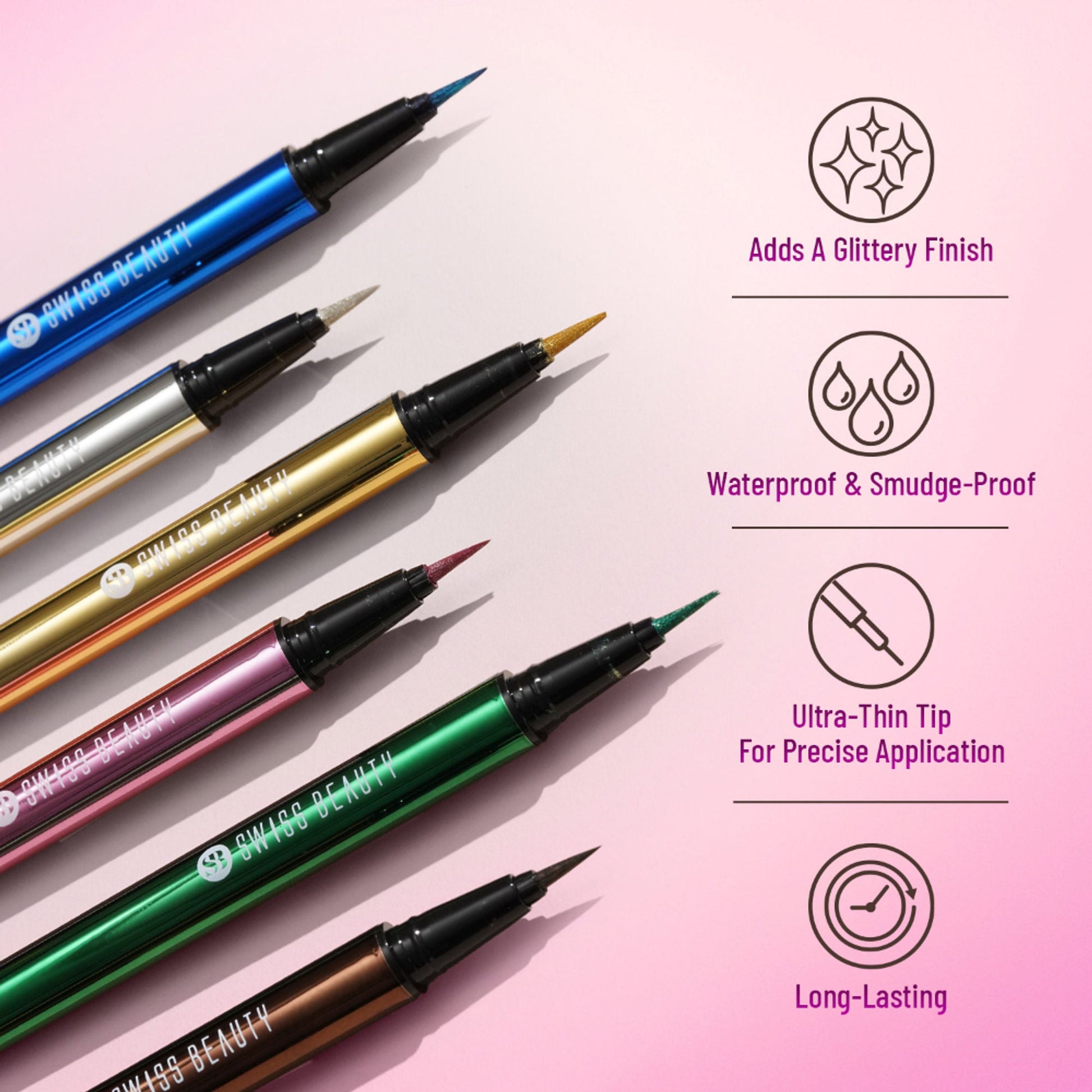 Swiss Beauty Eye Sparkle Sketch Liner - 4 Glitz Green