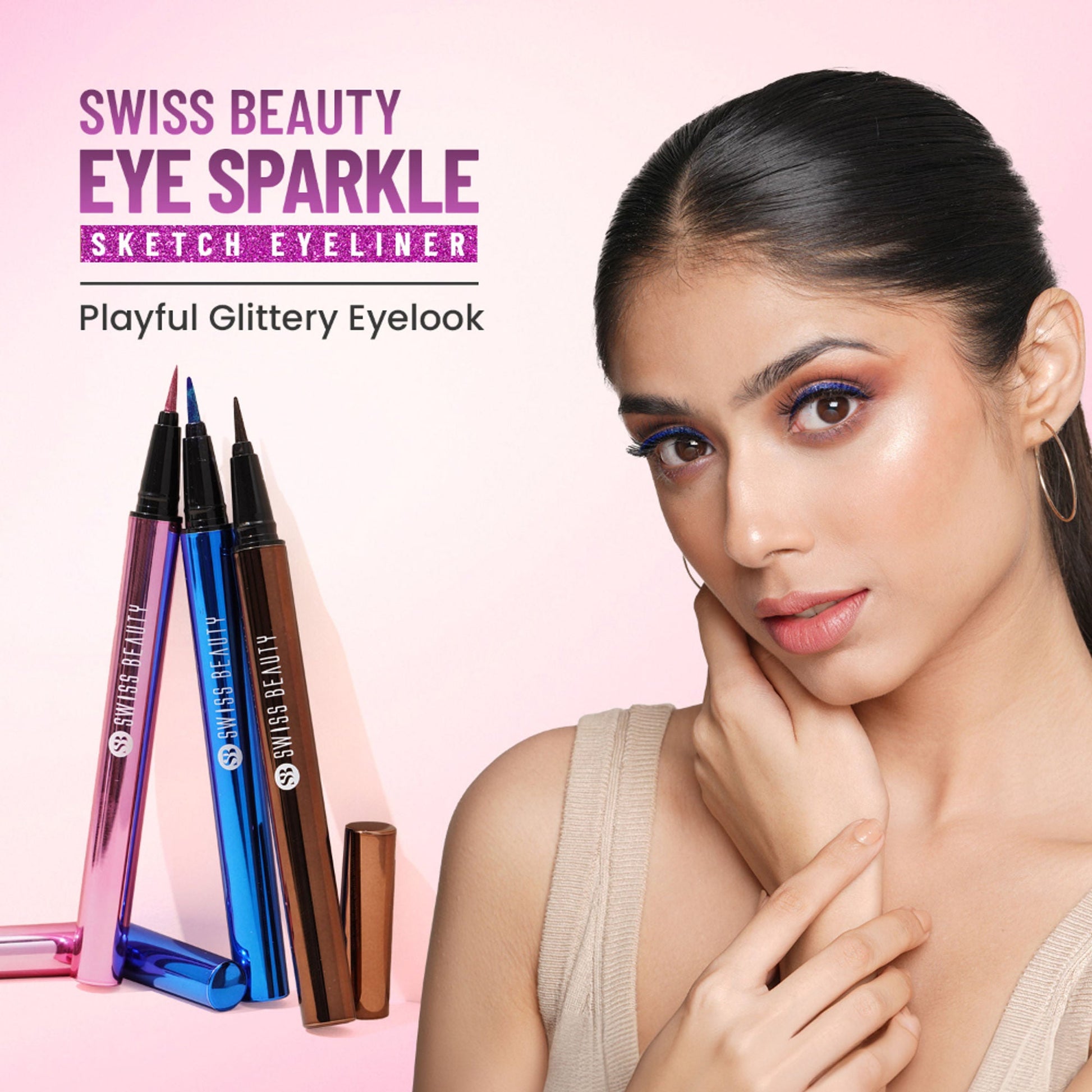 Swiss Beauty Eye Sparkle Sketch Liner - 5 Magic Blue
