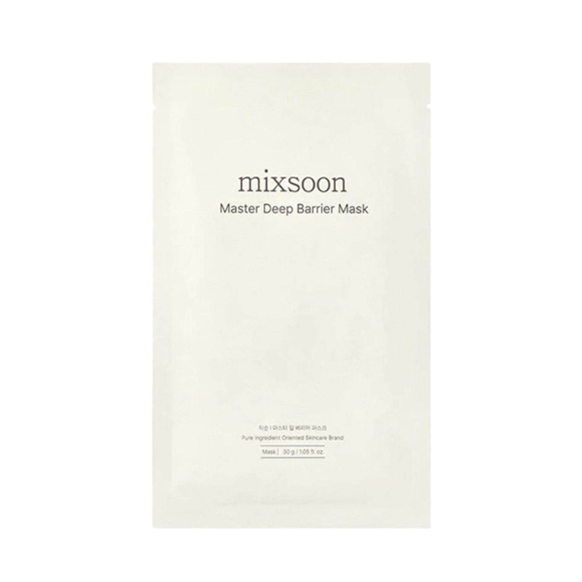 Mixsoon Deep Barrier Mask, Repairs, Strengthens & Restores Skin Barrier Sheet Mask