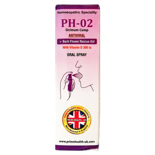 Prime Health Homeopathic PH-02 Antiviral Oral Spray 