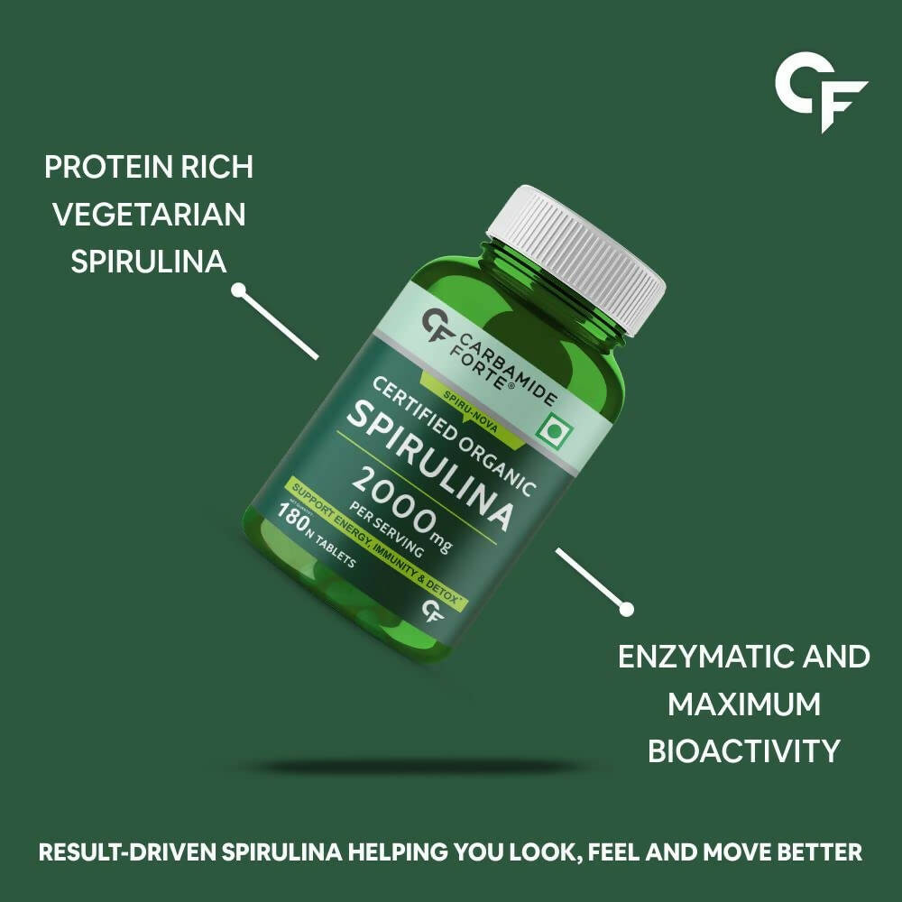 Carbamide Forte Organic Spirulina Tablets 