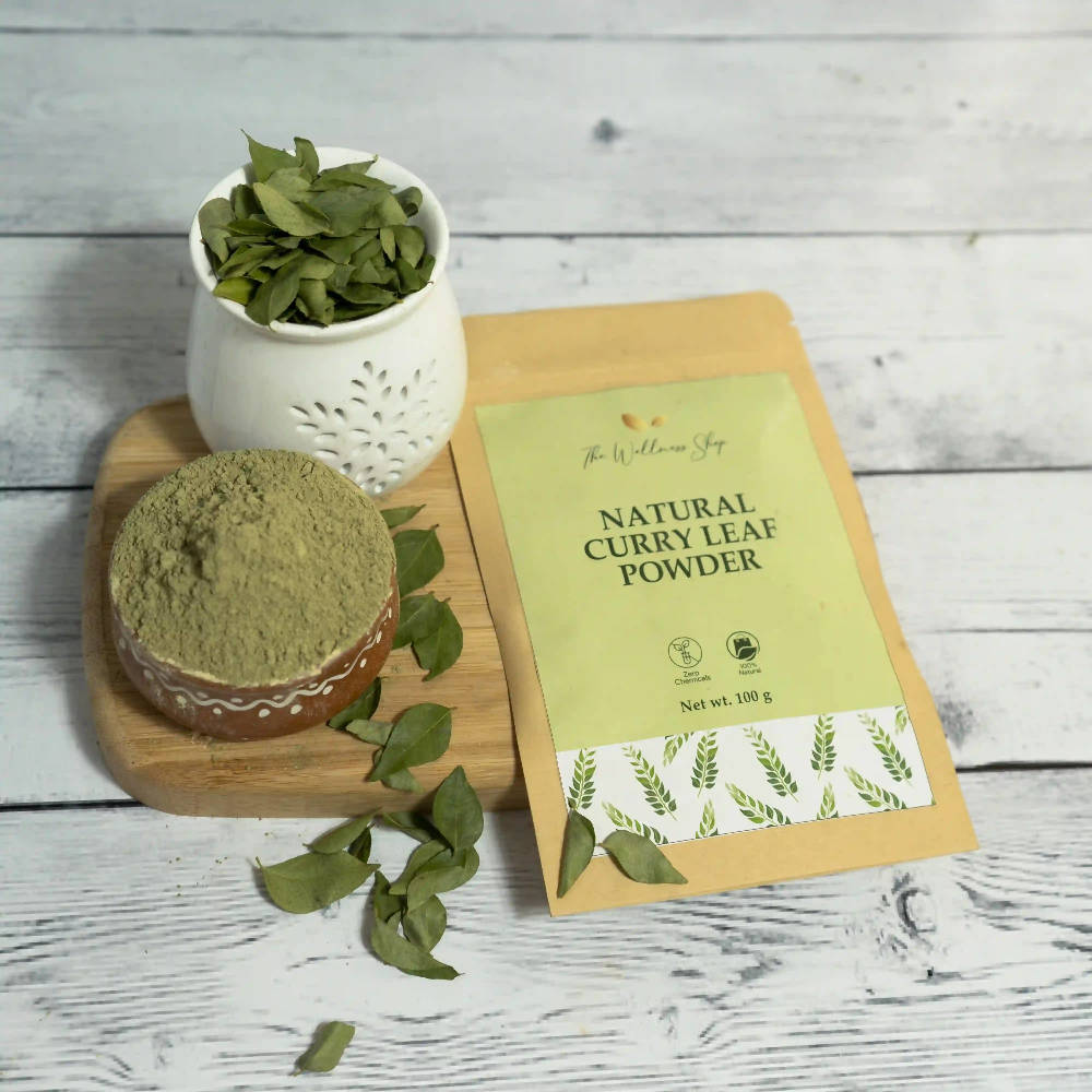The Wellness Shop Natural Curry Leaf Powder  Grab2Buy The Wellness Shop Grab2Buy