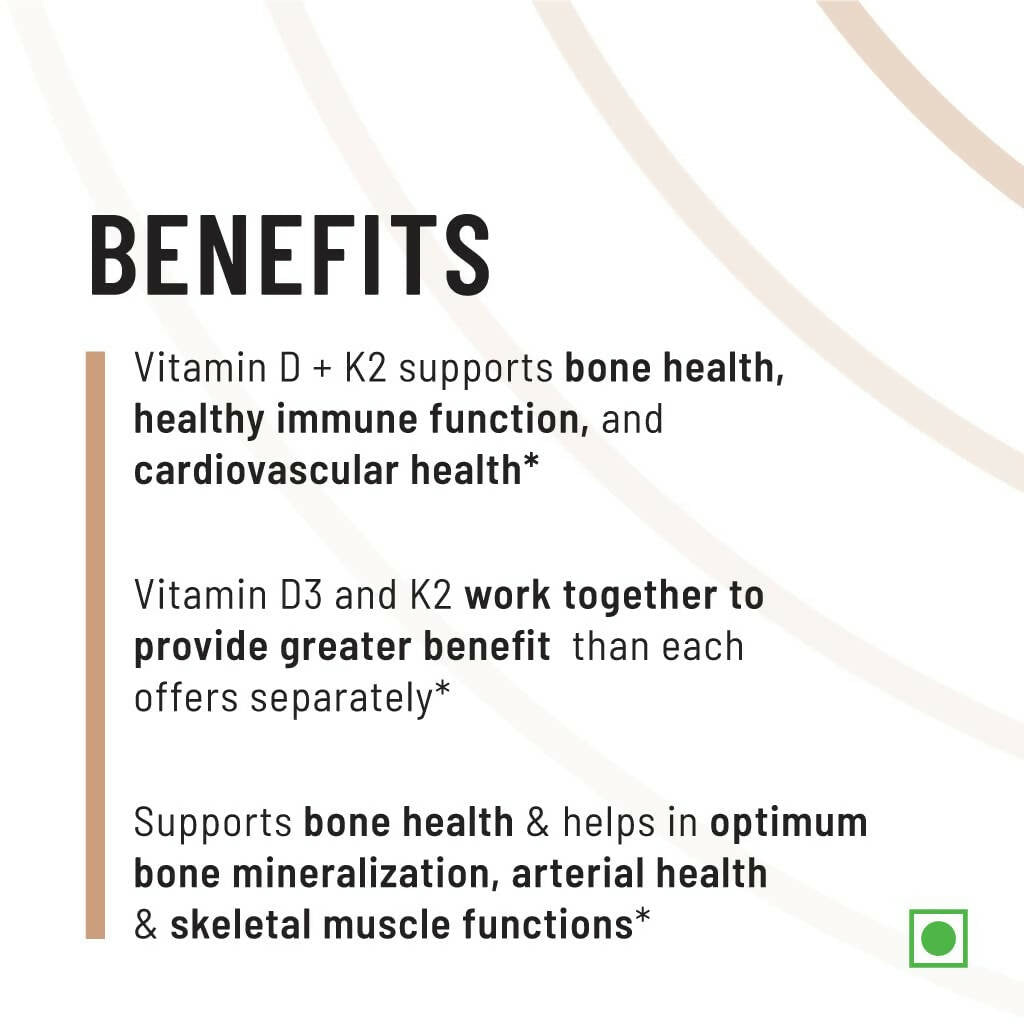 Unived Basics D3+K2 (MK-7) | Vegan Vitamin D3 600 IU & Vitamin K2-7 - Grab2buy