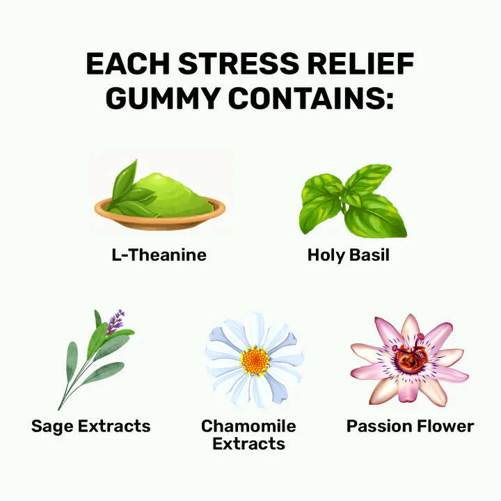 What’s Up Wellness Stress Relief Gummies 