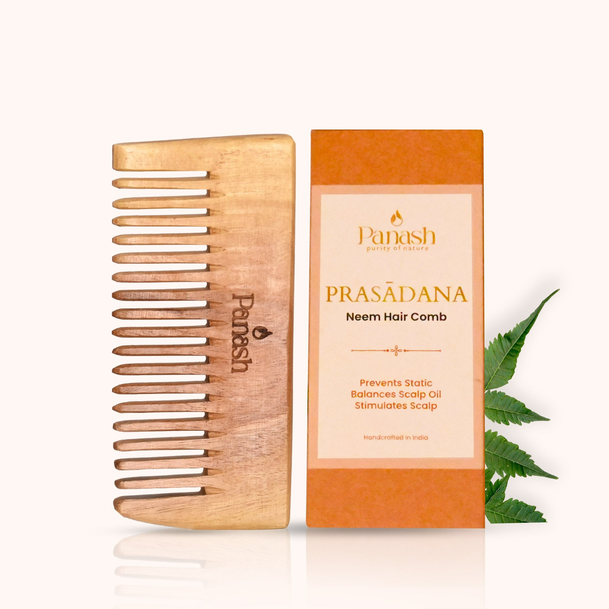 Panash Prasadana Neem Hair Comb 