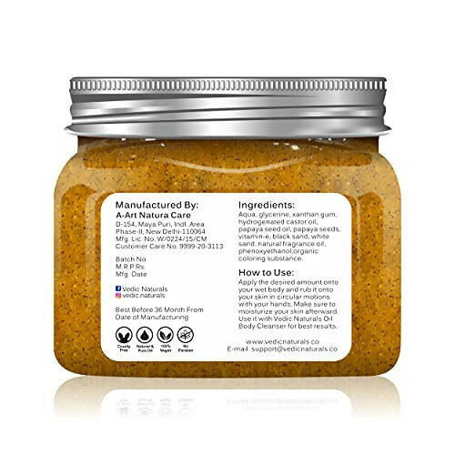 Vedic Naturals Papaya Body Scrub  Grab2Buy Vedic Naturals Grab2Buy