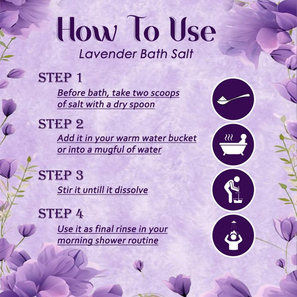 VedicAyurveda Lavender Bath Salt  Grab2Buy VedicAyurveda Grab2Buy