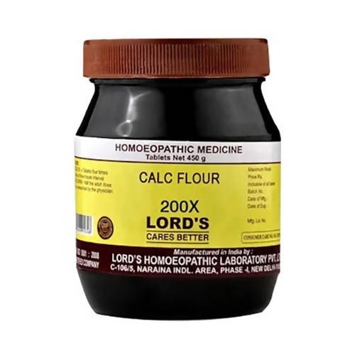 Lord's Homeopathy Calc Flour Biochemic Tablets 