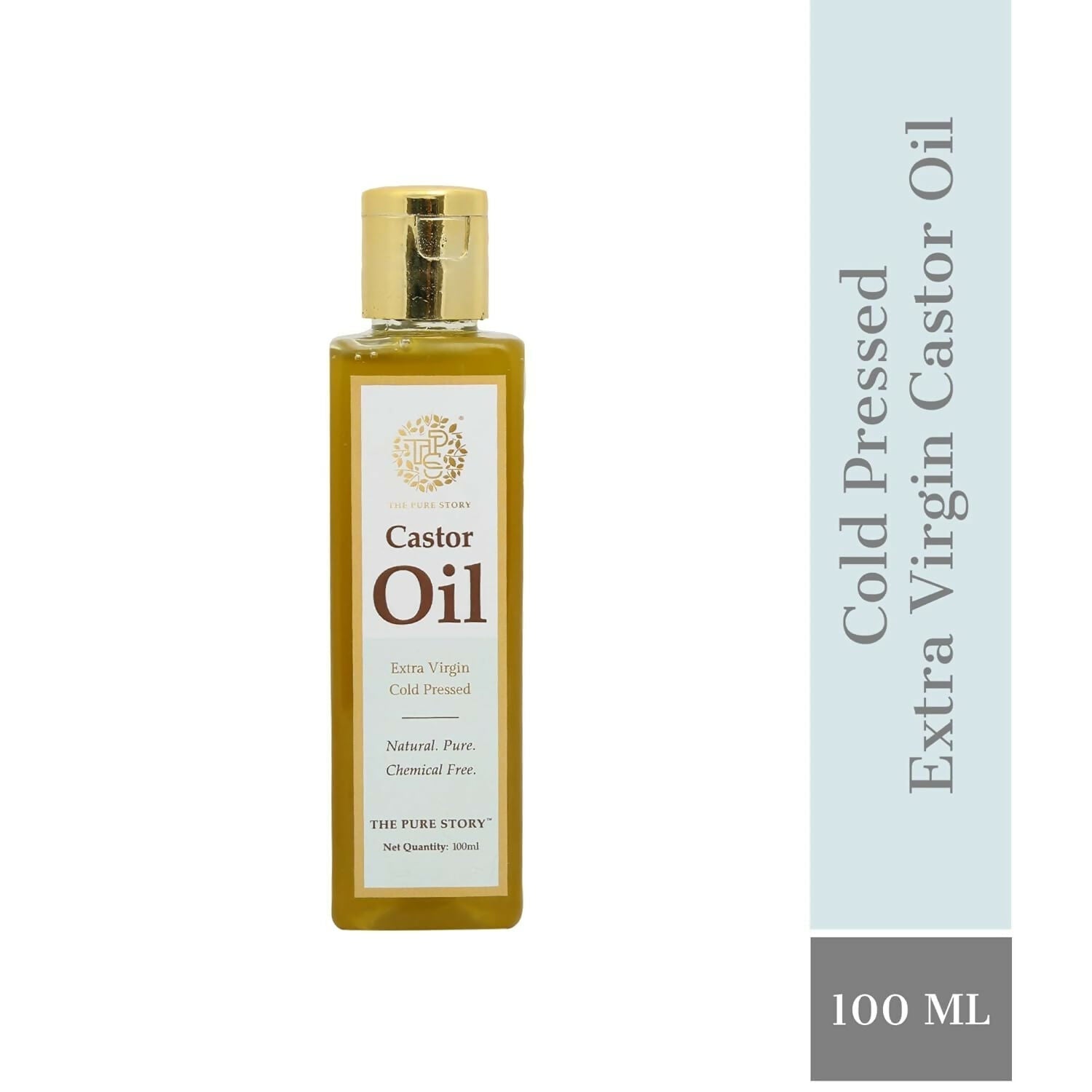 The Pure Story Natural Cold Pressed Castor Hair Oil  Grab2Buy The Pure Story Grab2Buy