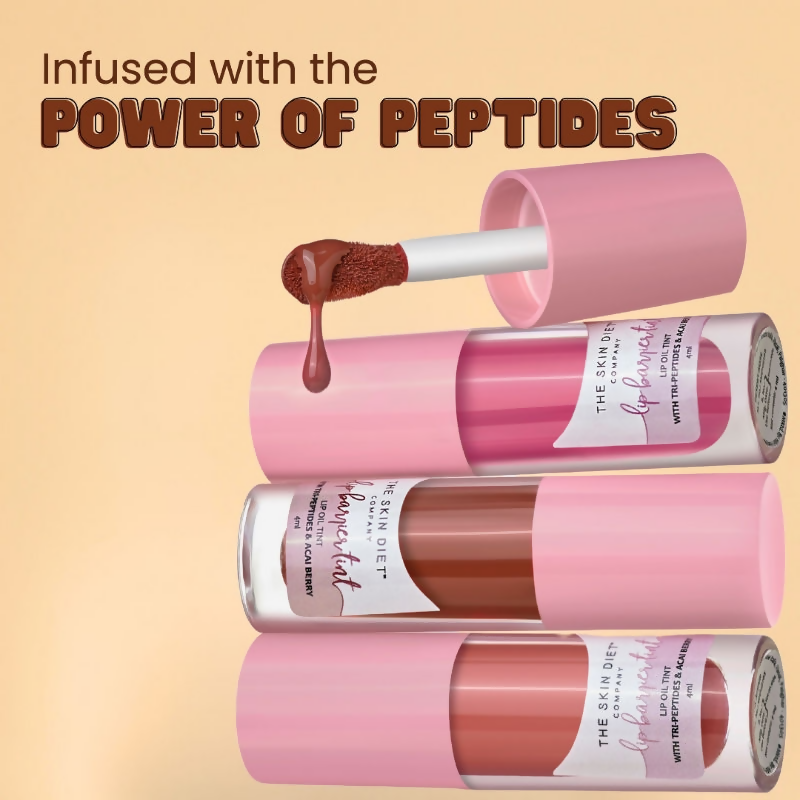 The Skin Diet Company Lip Barrier Tint High Shine Gloss Oil - Fall Brown  Grab2Buy The Skin Diet Company Grab2Buy