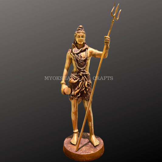 Brass Shiva Statue - Grab2buy