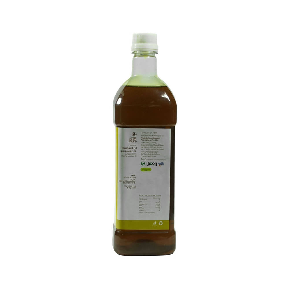 Pure & Sure Organic Mustard Oil - Grab2buy