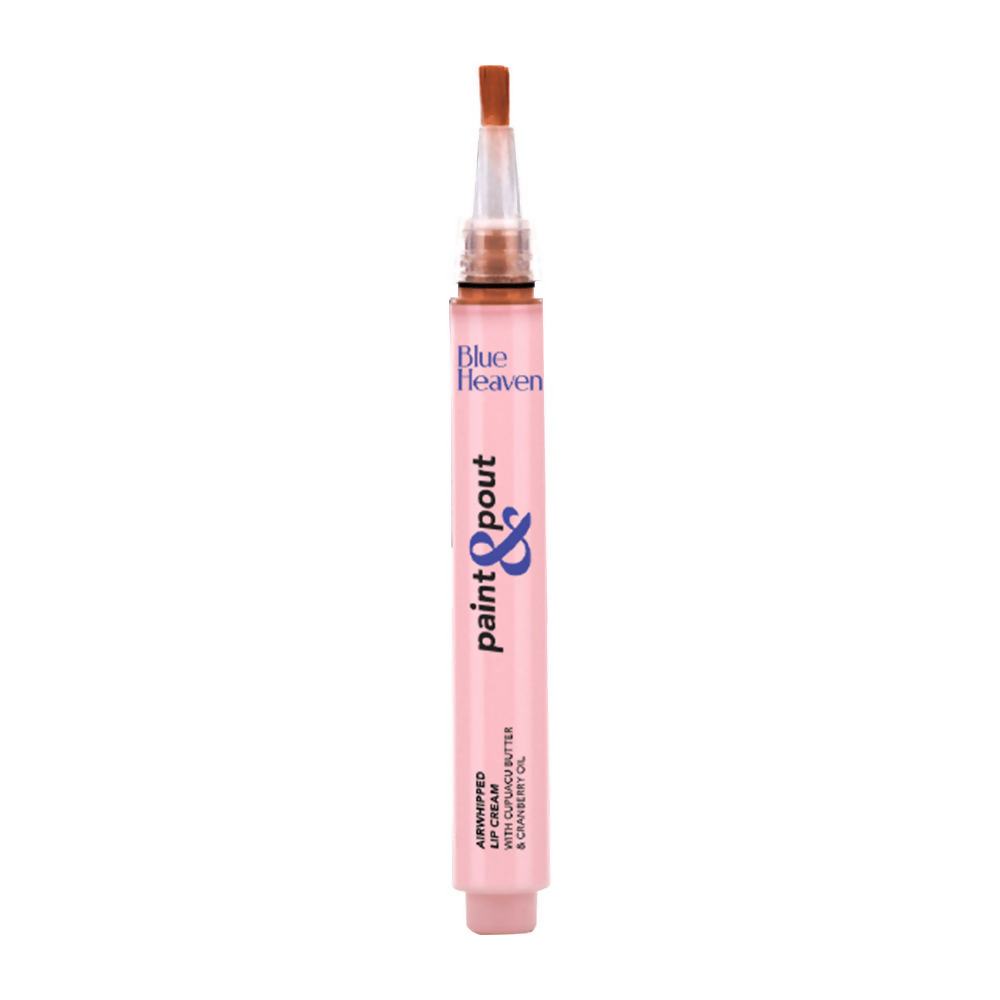Blue Heaven Paint & Pout Airwhipped Lip Cream - Toasted Toffe 08