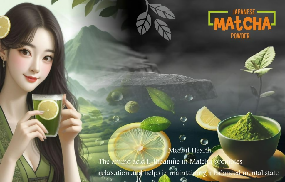 Eteasy Japanese Ceremonial Grade Matcha Honey Lemon Juice Green Tea | Swadesiicart