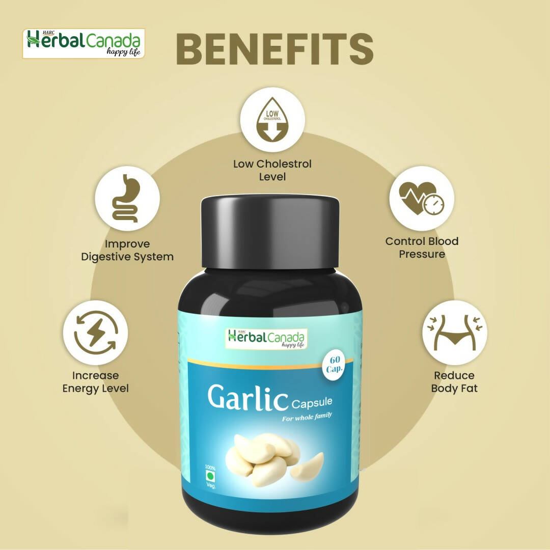 Herbal Canada Garlic Capsules - Grab2buy