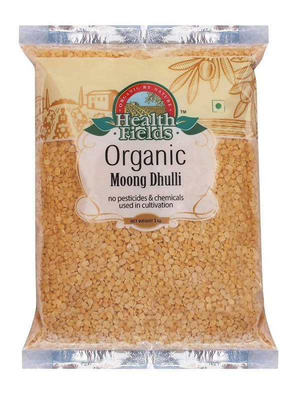 Health Fields Organic Moong Dal Dhuli (Unpolished) 