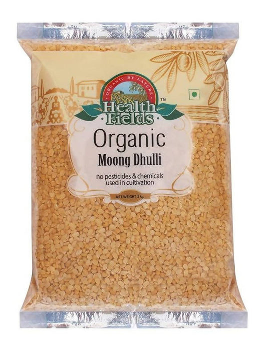 Health Fields Organic Moong Dal Dhuli (Unpolished) 