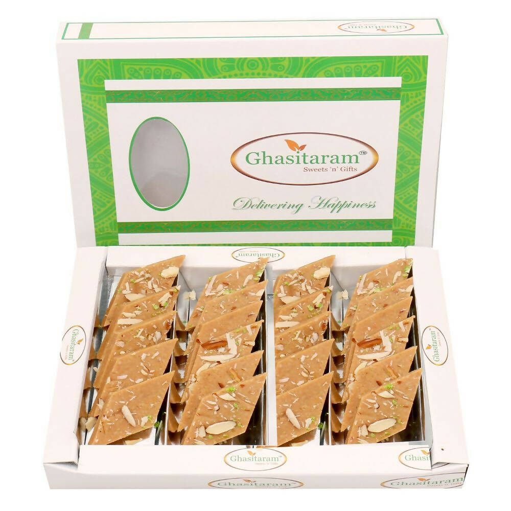 Ghasitaram Jaggery (Gud) Kaju Katli Sweets 