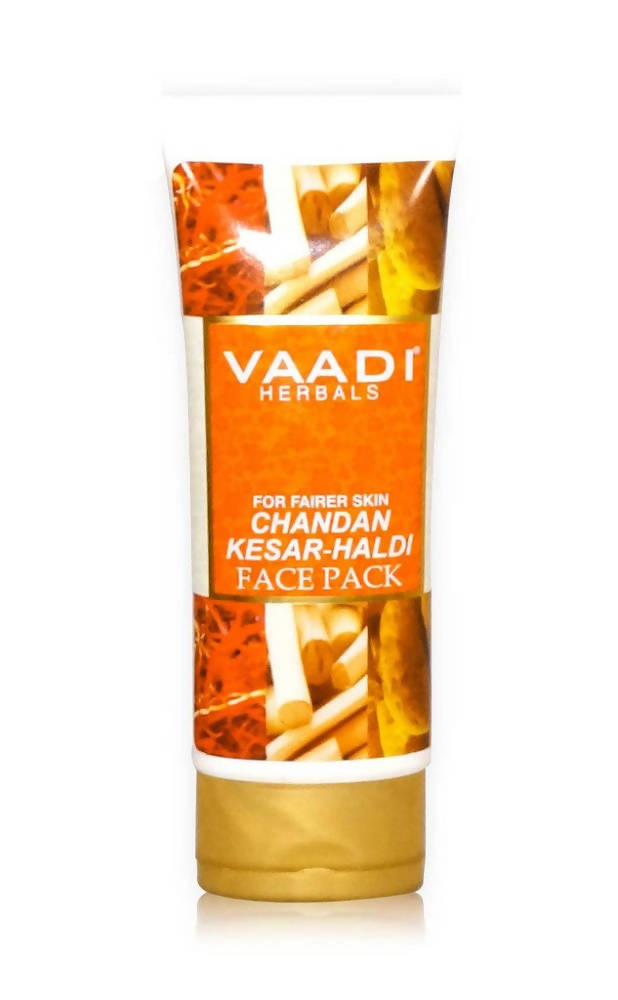 Vaadi Herbals Chandan Kesar Haldi Face Pack - Grab2buy