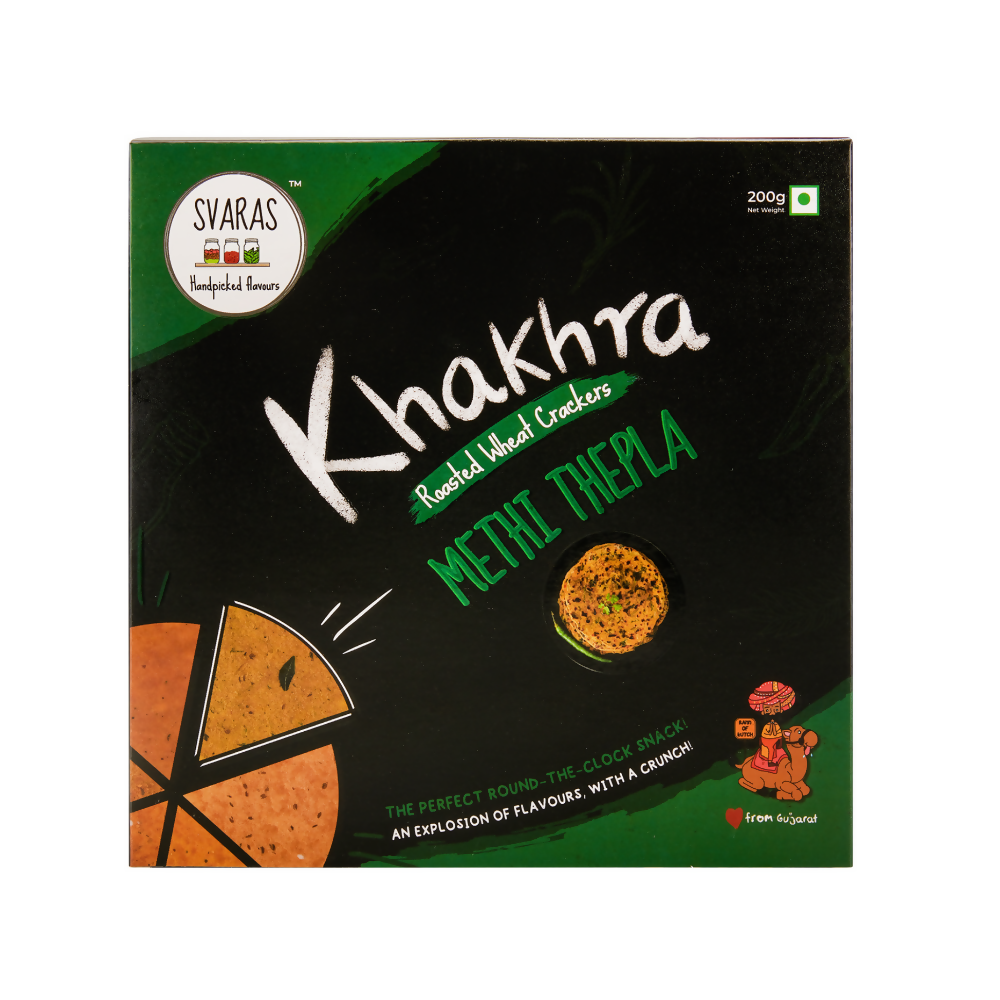 Svaras Methi Thepla Khakhra 