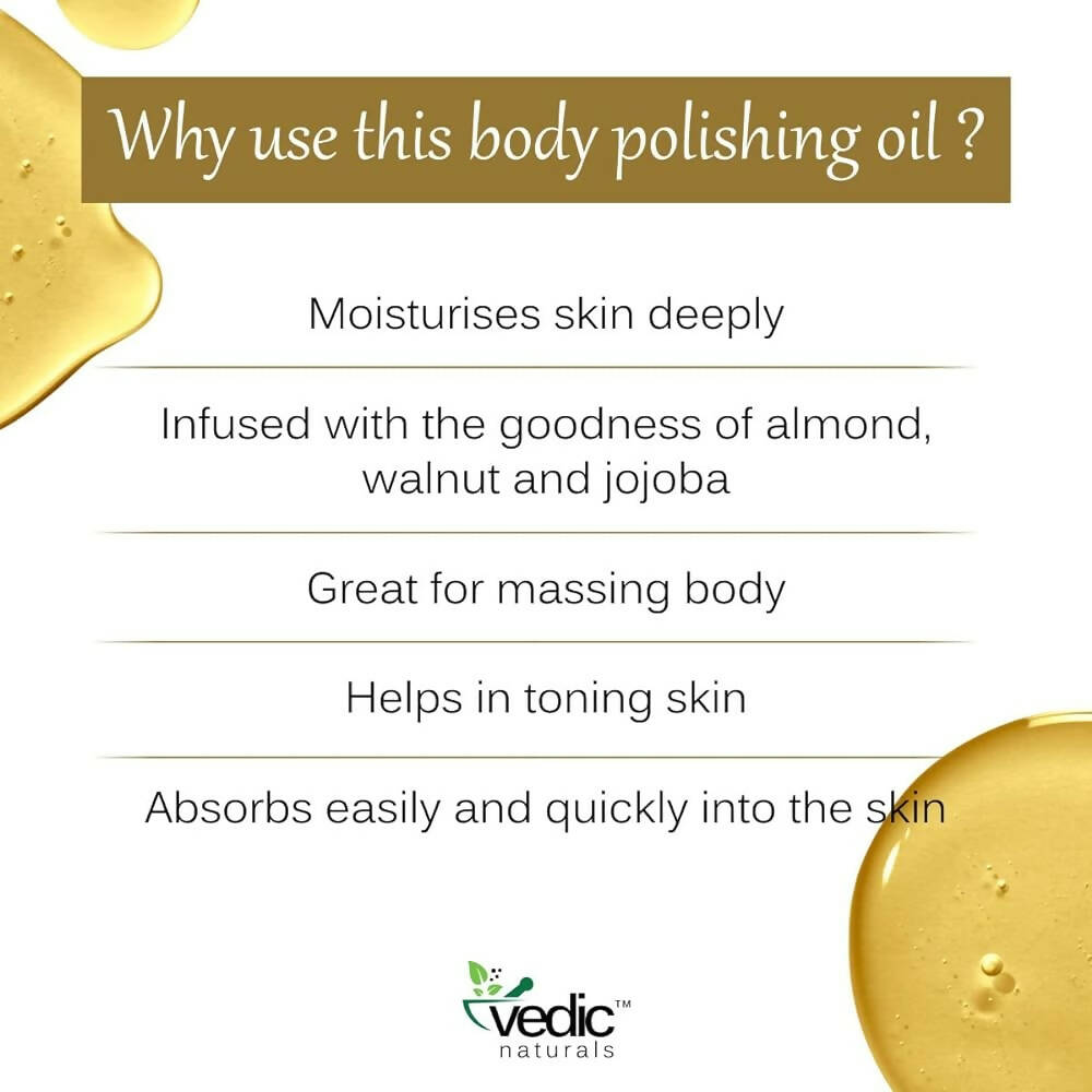Vedic Naturals Body Polishing Oil  Grab2Buy Vedic Naturals Grab2Buy