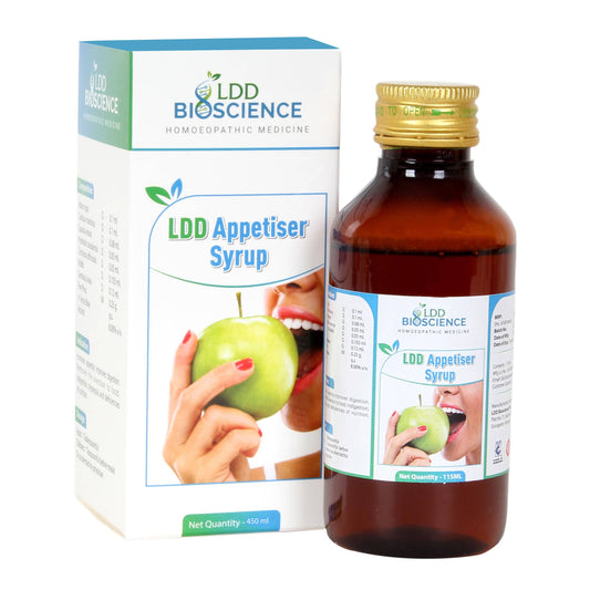 LDD Bioscience Homeopathy Appetiser Syrup – Homeopathic Appetite & Digestive Wellness Tonic 