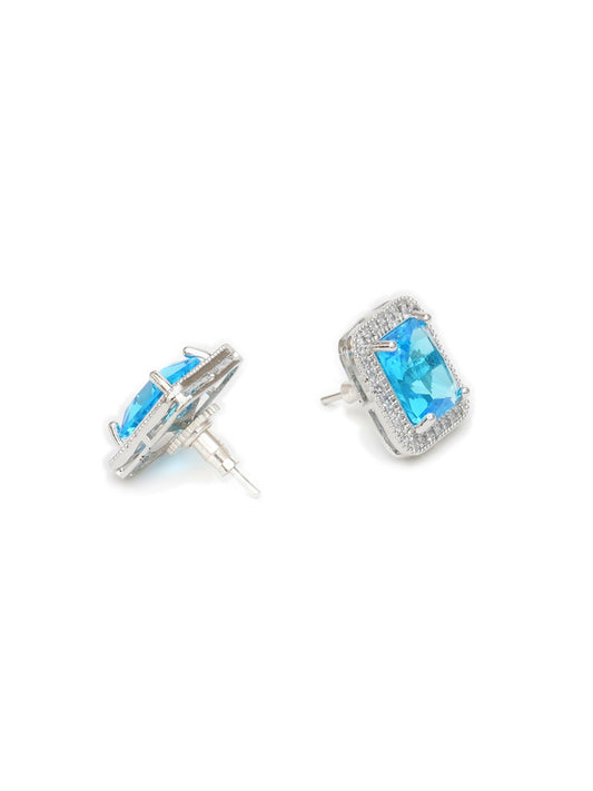 stone stud (sky blue) - Ruby Raang - Grab2buy