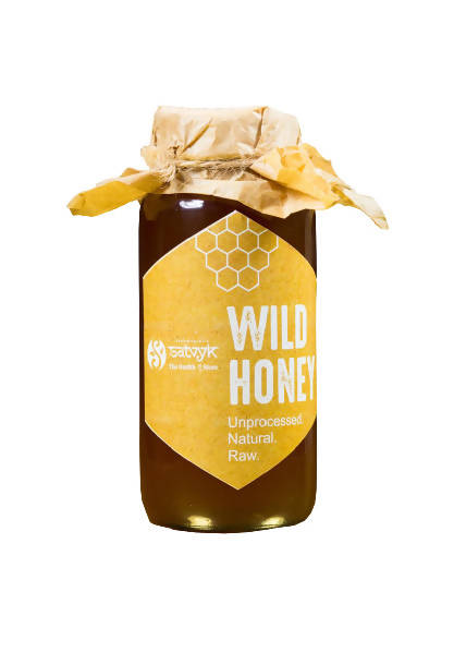 Siddhagiri's Satvyk Organic Wild Honey Unprocessed Natural Raw 