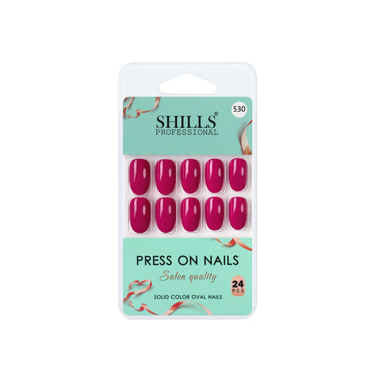 Shills Professional Reusable Press On Nails Oval - SPN530