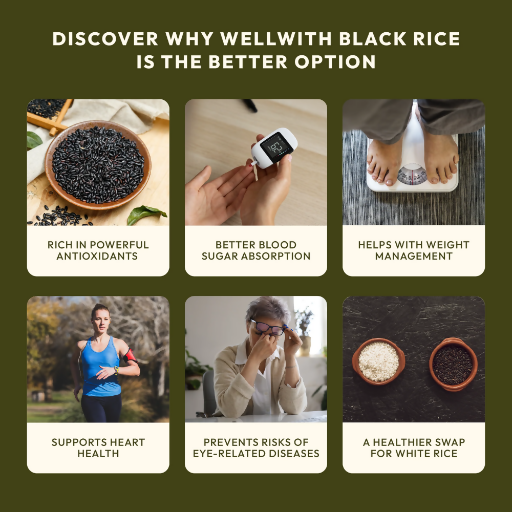 Wellwith Chak-Hao Black Rice  Grab2Buy Wellwith Grab2Buy