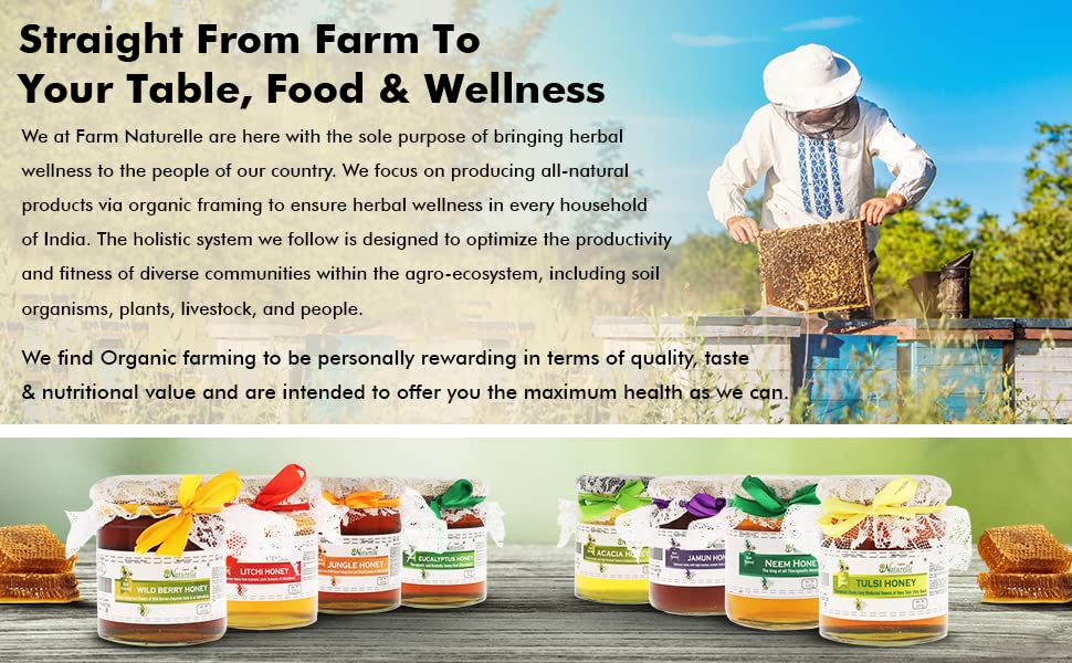 Farm Naturelle Immunity Herbs Infused In Wild Forest Honey 
