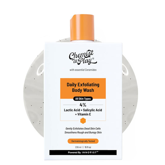 Chemist At Play Exfoliating Body Wash, 4% (Salicylic Acid, Vitamin E and Lactic Acid) - Grab2buy