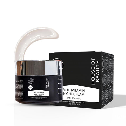 House Of Beauty Multivitamin Nourish Night Cream With Revinage For Face | Grab2Buy