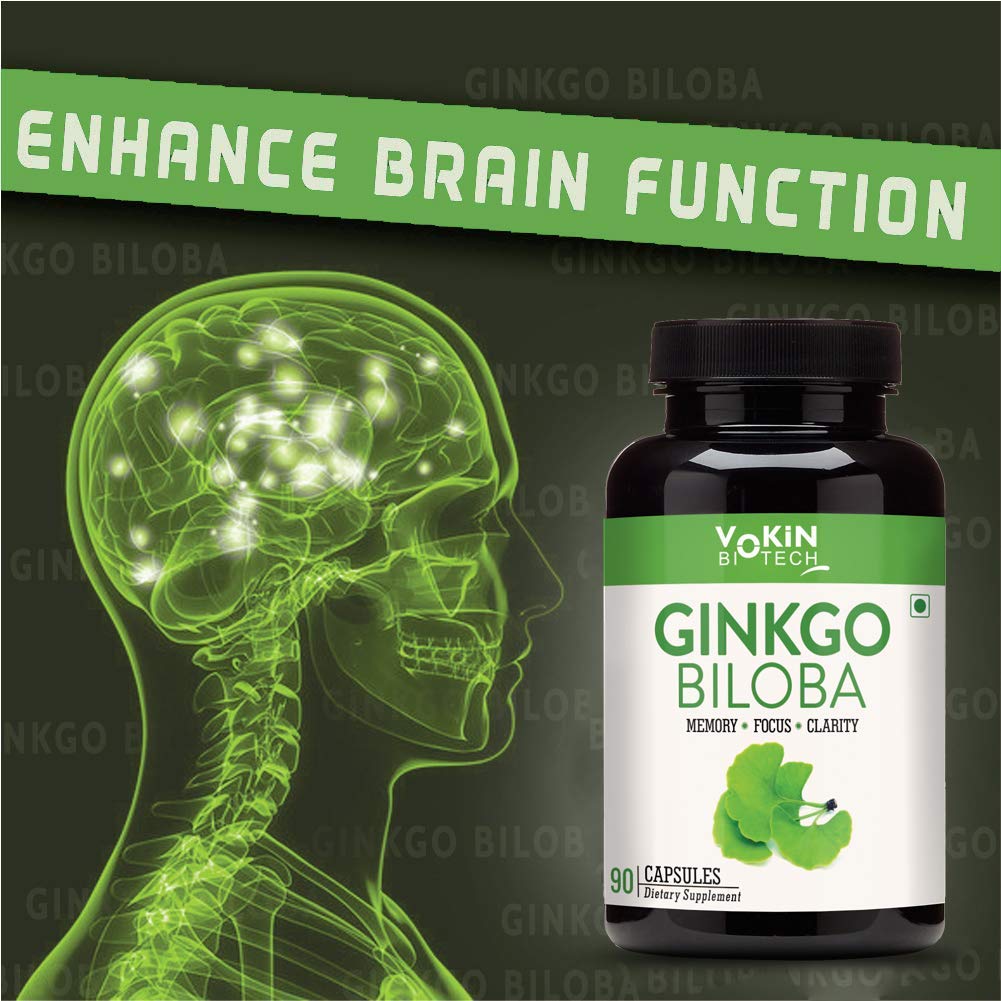 Vokin Biotech Ginkgo Biloba with Brahmi Boosts Concentration & Learning Activities  Grab2Buy Vokin Biotech Grab2Buy