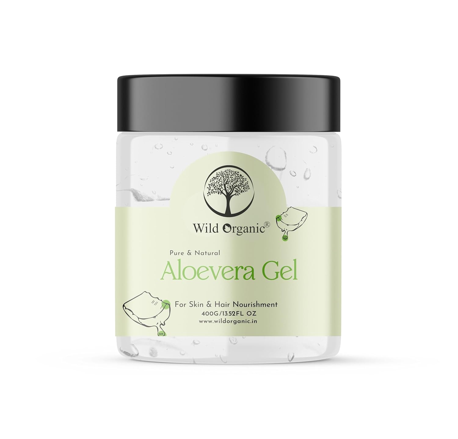 Wild Organic Pure & Natural Aloevera Gel  Grab2Buy Wild Organic Grab2Buy