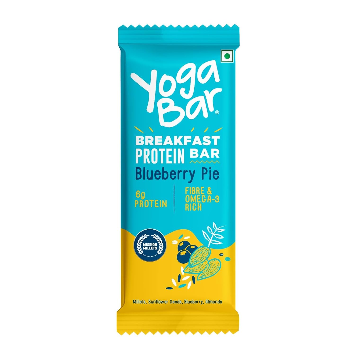 Yoga Bar Blueberry Pie Breakfast Protein Bars 