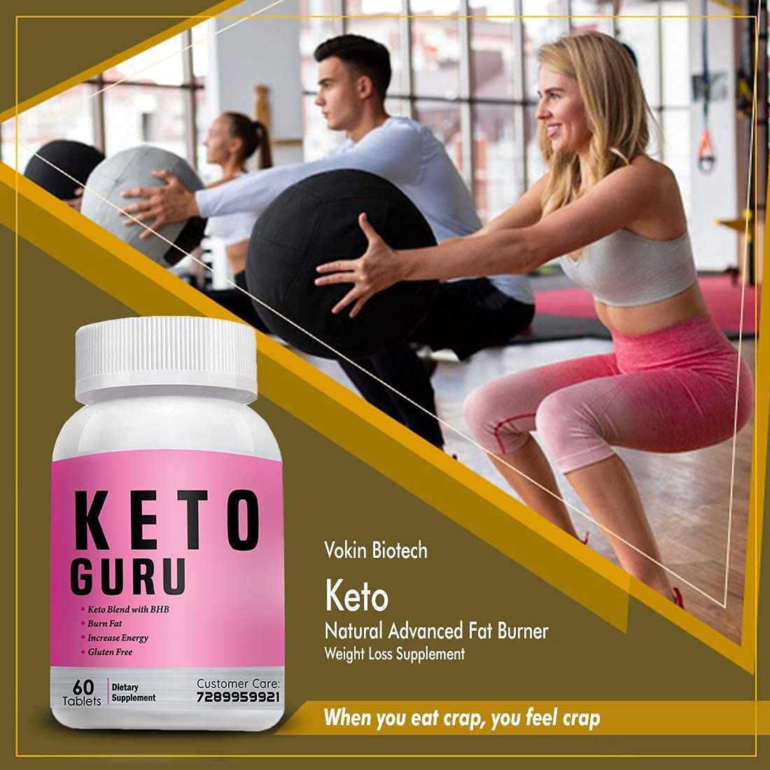 Vokin Biotech Keto Guru Tablets for weight loss | Fat Burner Supplement  Grab2Buy Vokin Biotech Grab2Buy
