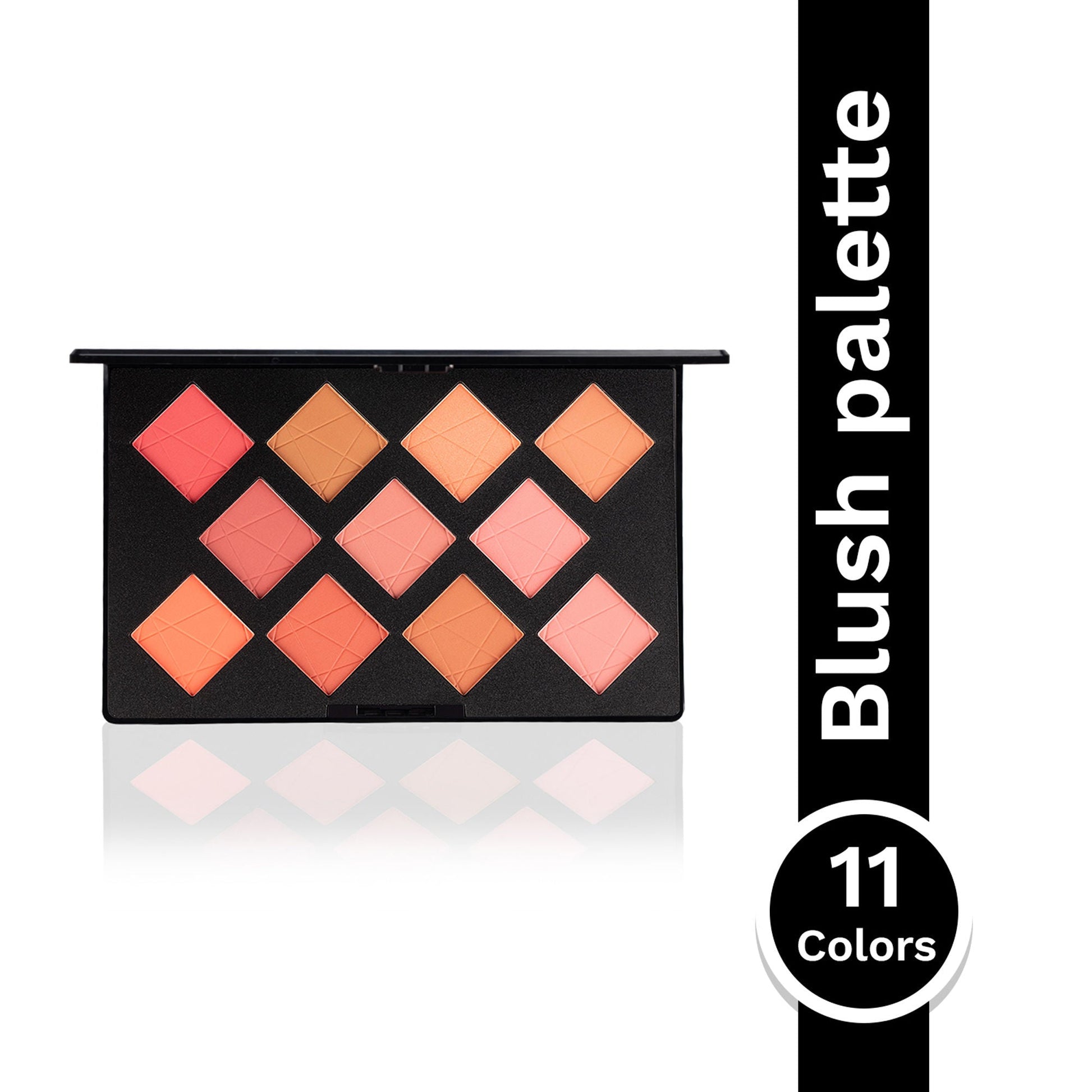 PAC Studio Take Cover Blusher X11 - Micro Fine Pigments, Blends Effortlessly, 8 Matte & 3 Shimmer Shades
