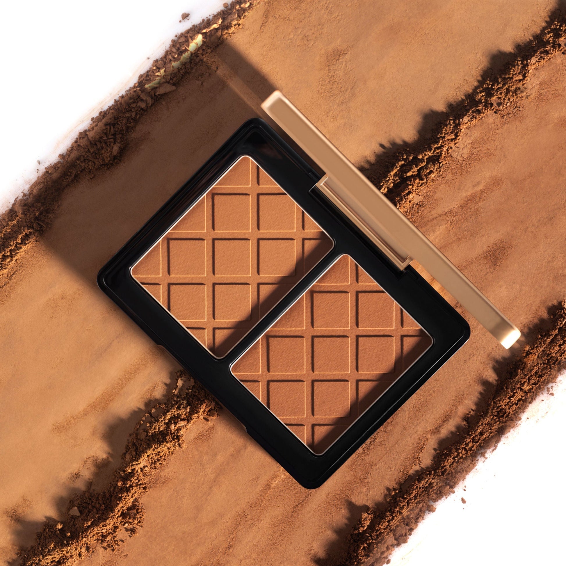 PAC Studio Spotlight Bronzer X2 - Lightweight Matte Powder Bronzer, Long-Lasting Buildable Formula