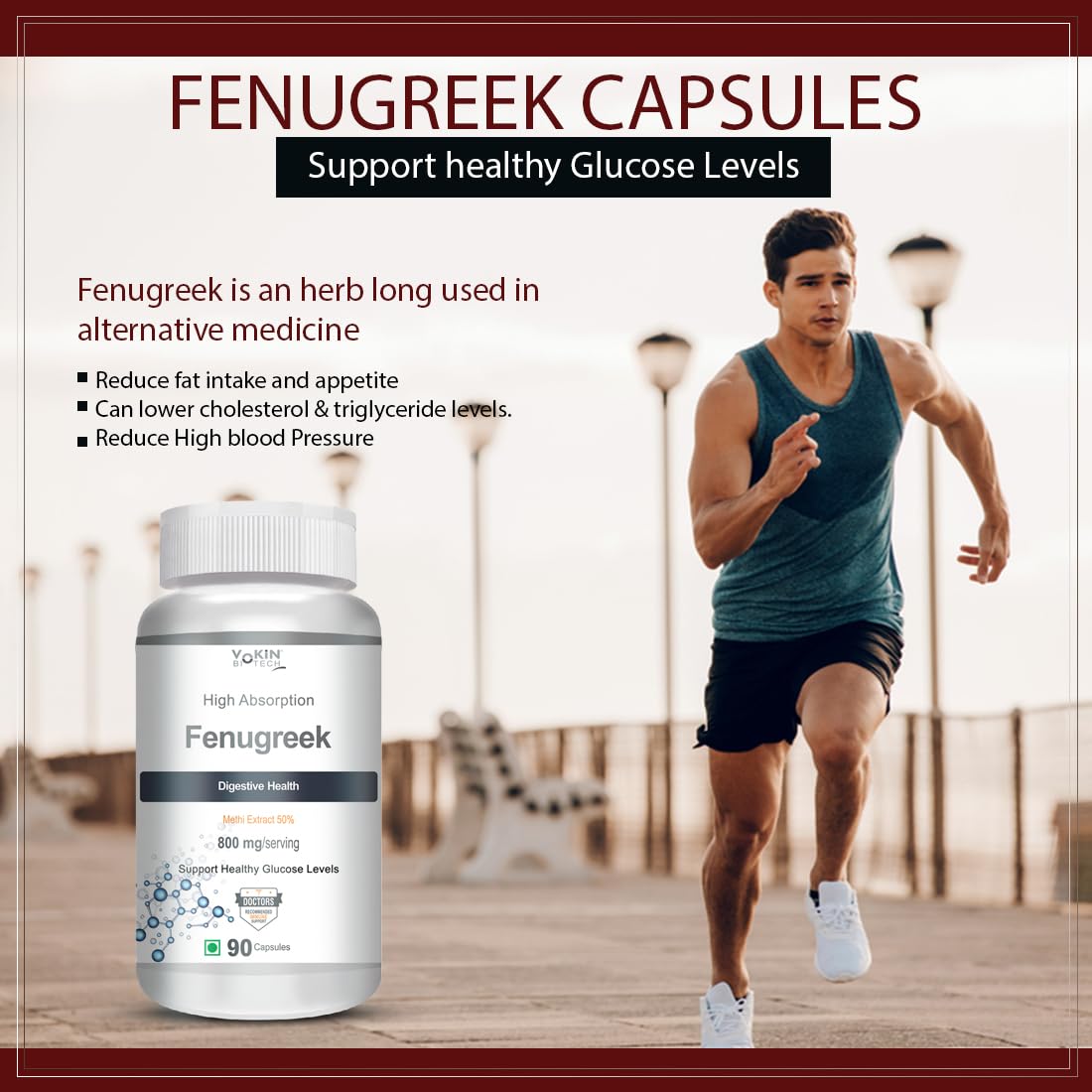 Vokin Biotech Fenugreek Seed Extract Supplement 500mg, Silymarin Extract 300mg Support Healthy Glucose Levels  Grab2Buy Vokin Biotech Grab2Buy