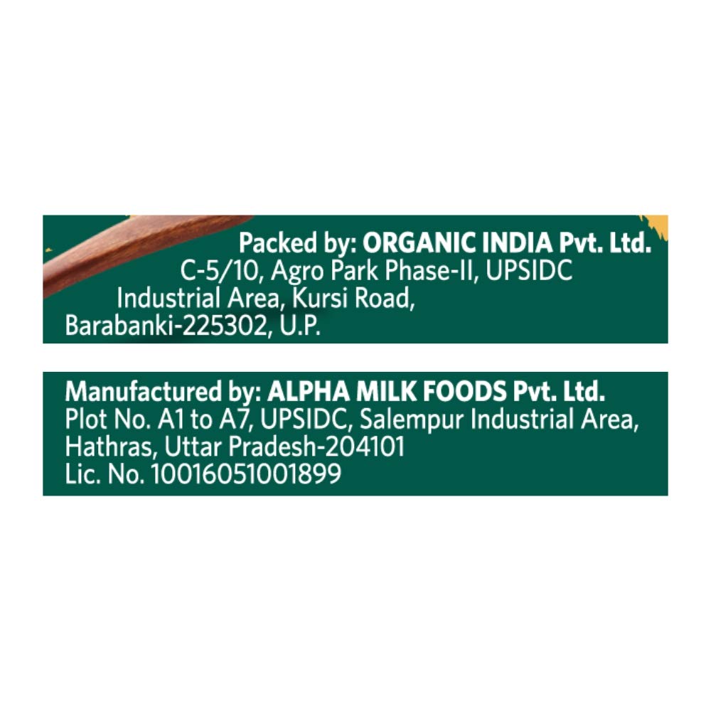 Organic India Cow Ghee | Pure and Natural Desi Ghee - Traditional Curd-Churned - Premium Artisanal Desi Ghee - Diet Friendly with Rich Taste 
