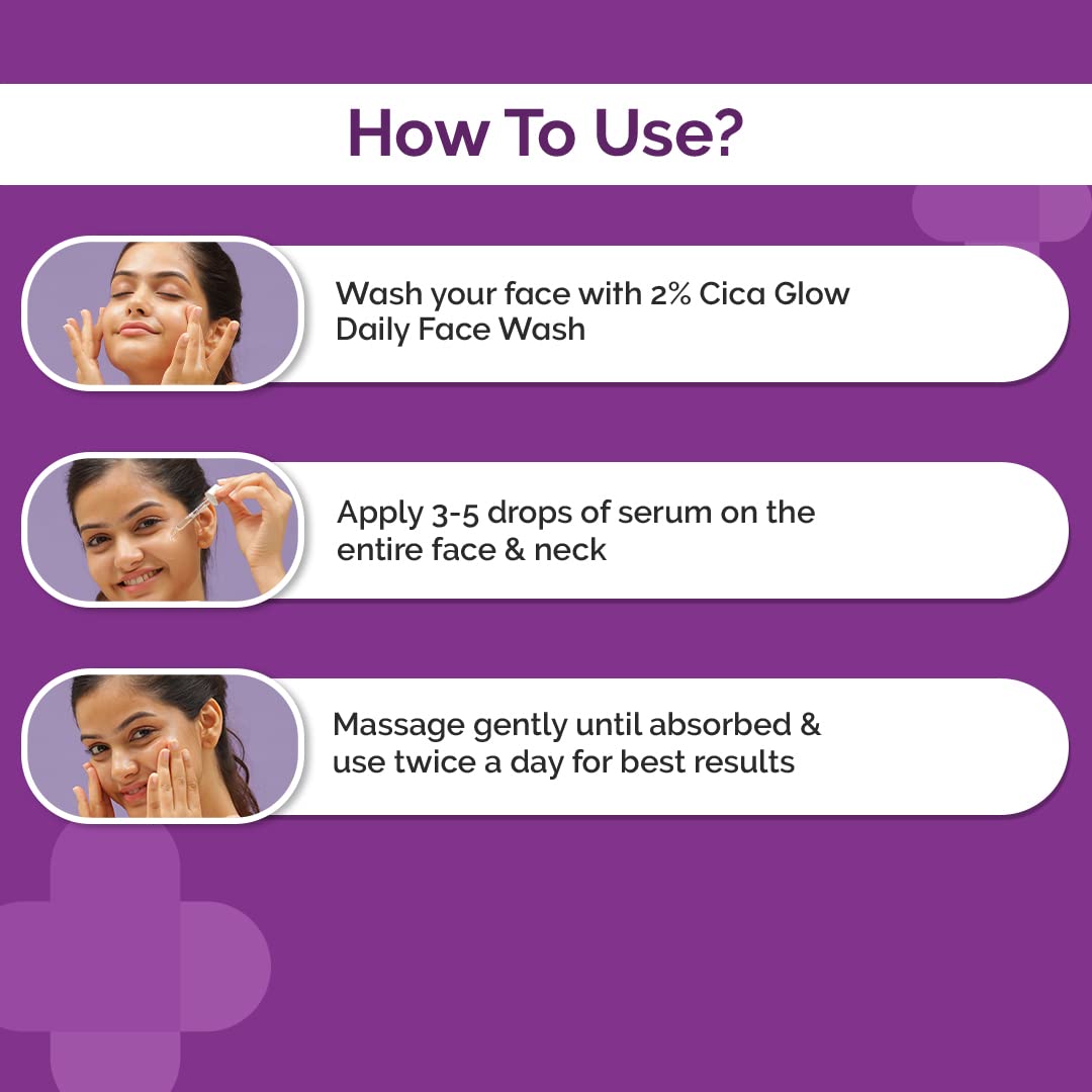 The Derma Co 10% Cica-Glow Face Serum for Glowing Skin  Grab2Buy The Derma Co Grab2Buy