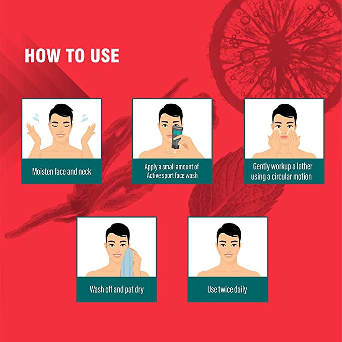 Himalaya Herbals - Men Active Sport Face Wash - Distacart